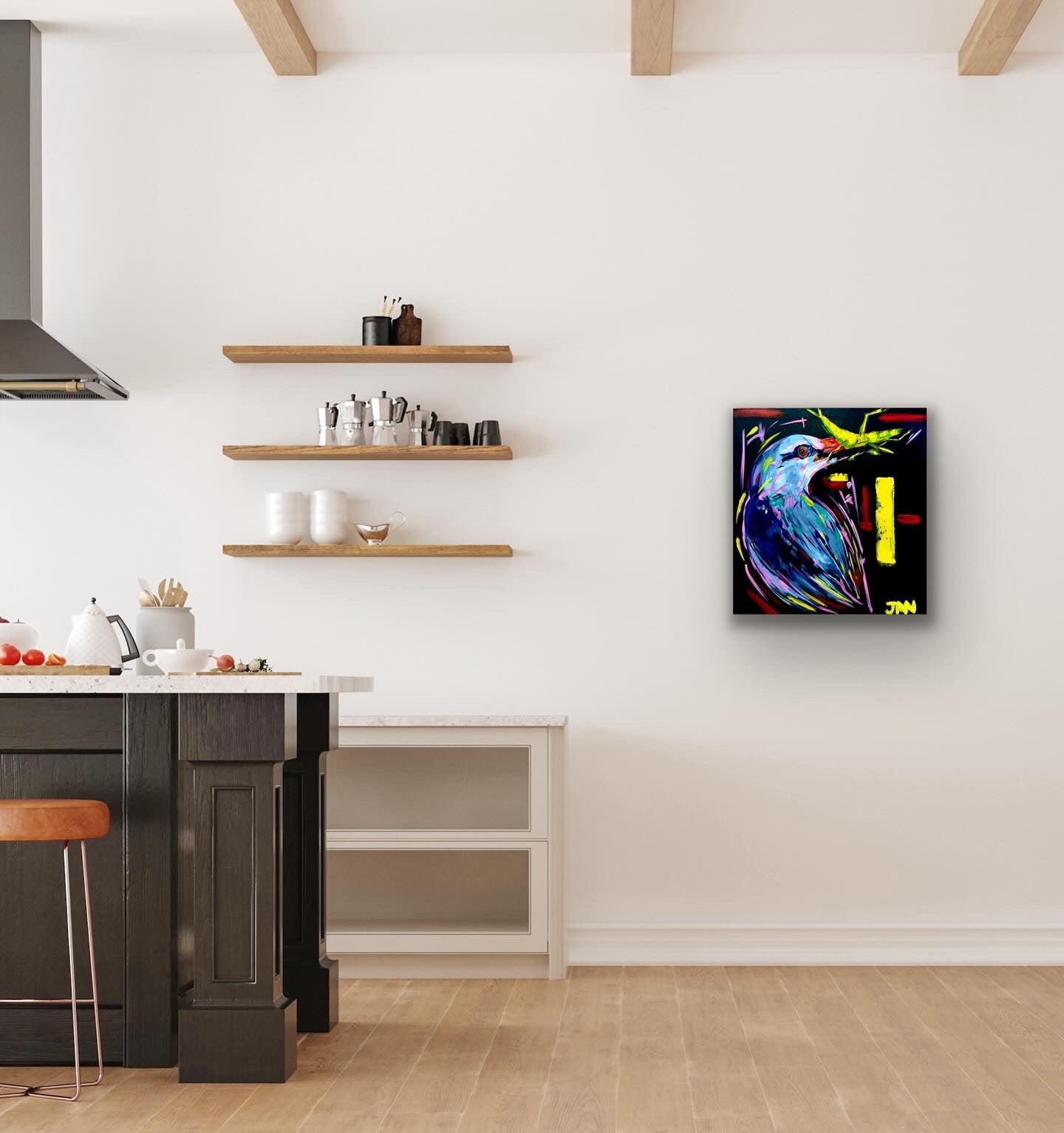 Woodlands Kingfisher | Painting