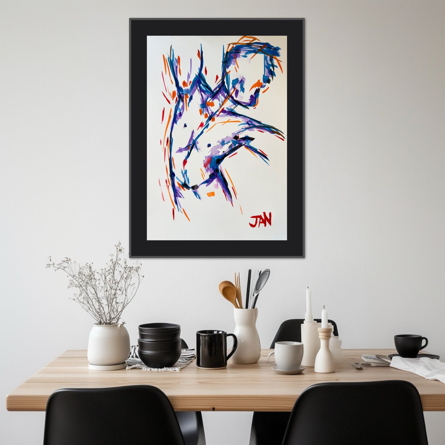 Male Dancer 2 |Painting