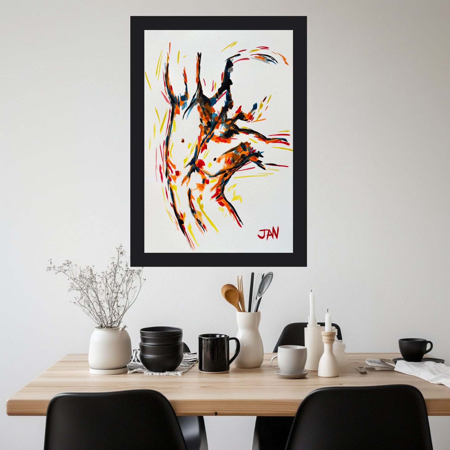 Male Dancer 1 |Painting