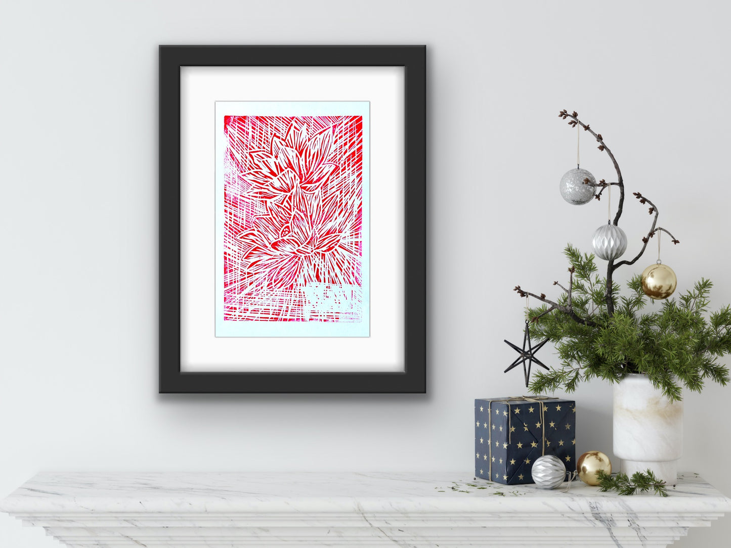Water Lillies | Lino Print