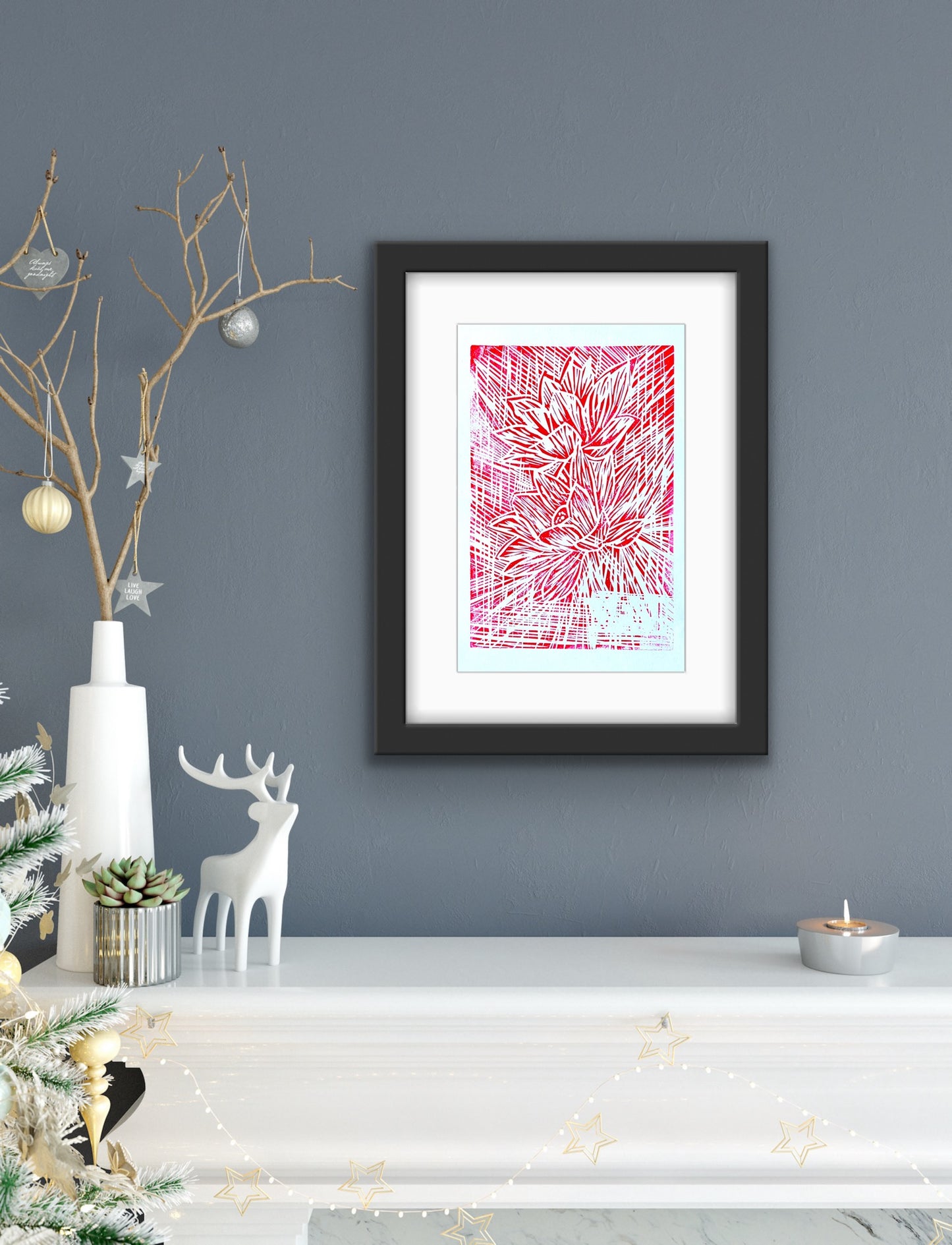 Water Lillies | Lino Print