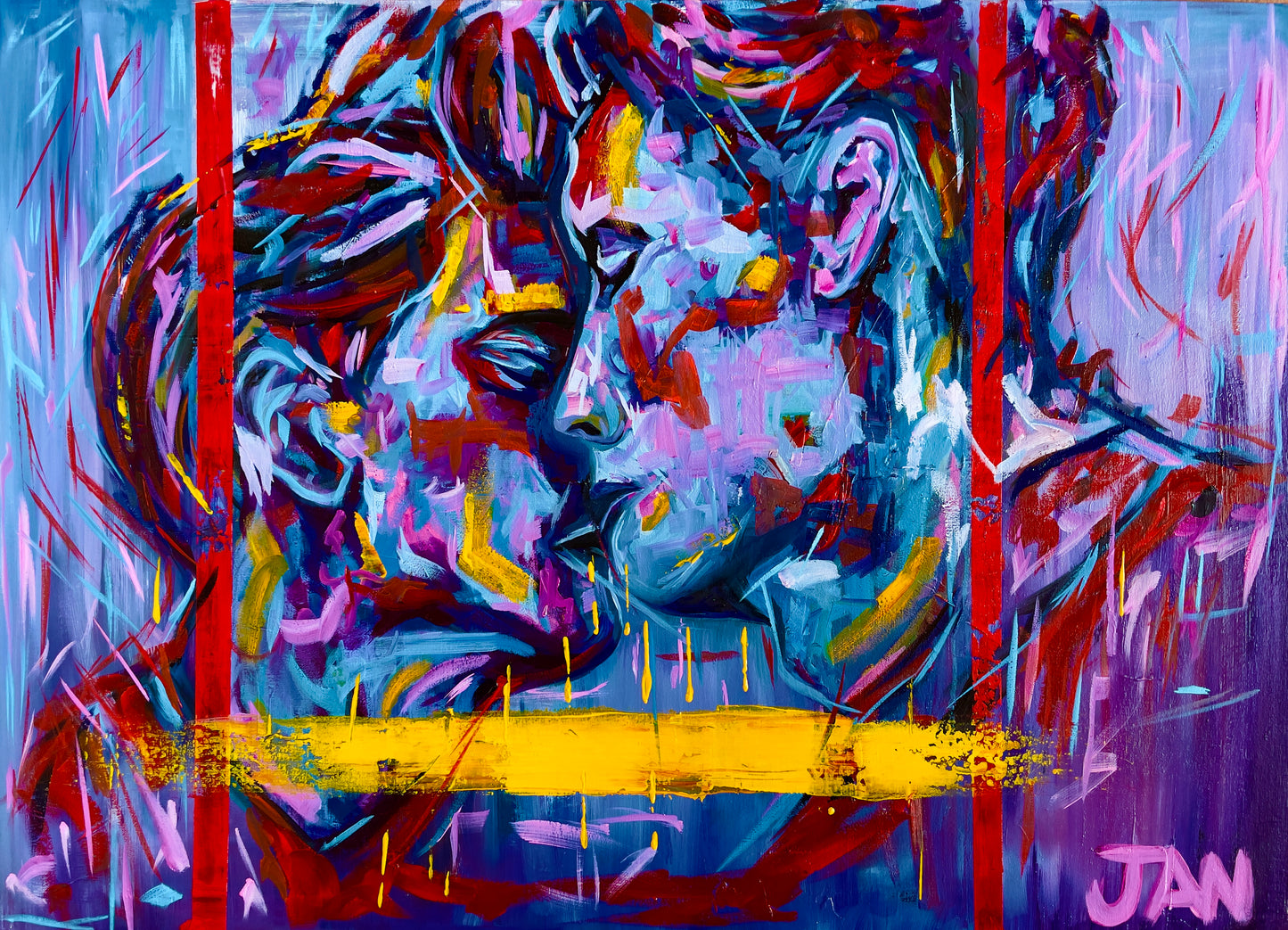The Lovers | Painting
