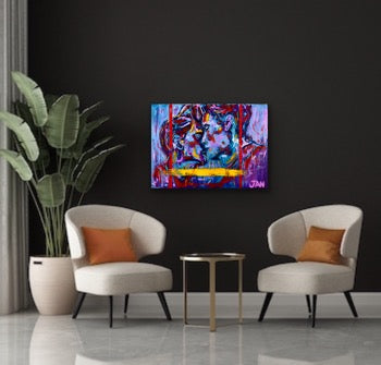The Lovers | Painting
