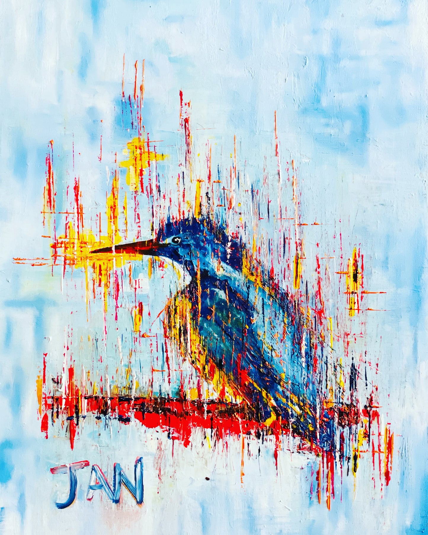Kingfisher Bird | Painting