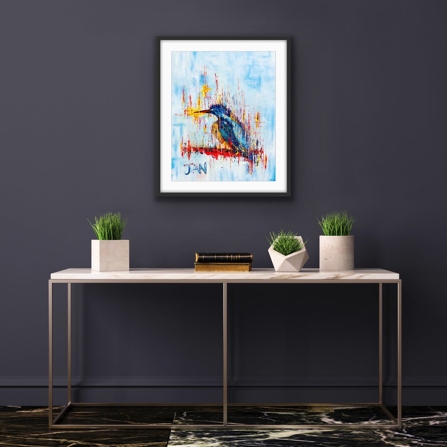 Kingfisher Bird | Painting