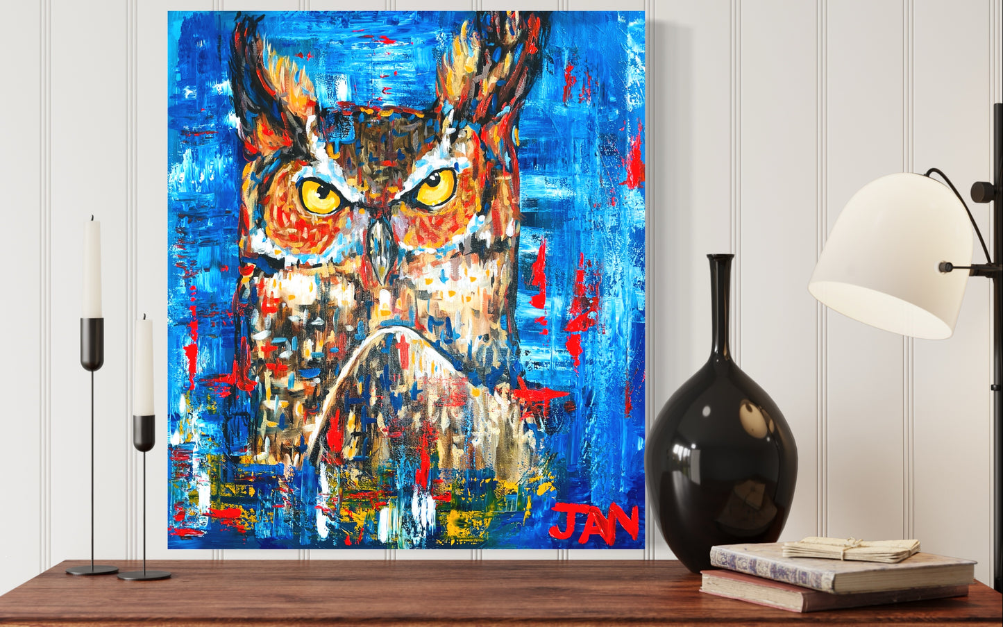 Great horned Owl | Painting