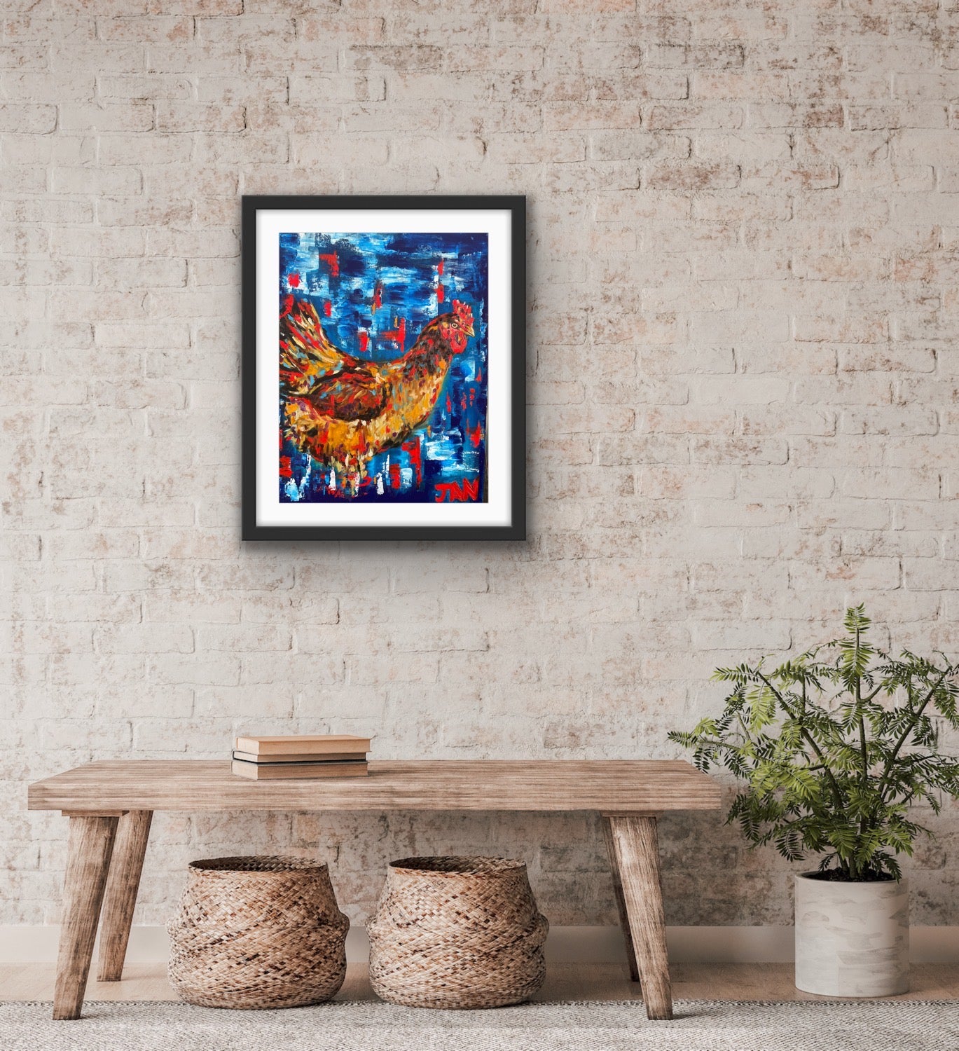 Boschvelder Hoender  |  Painting