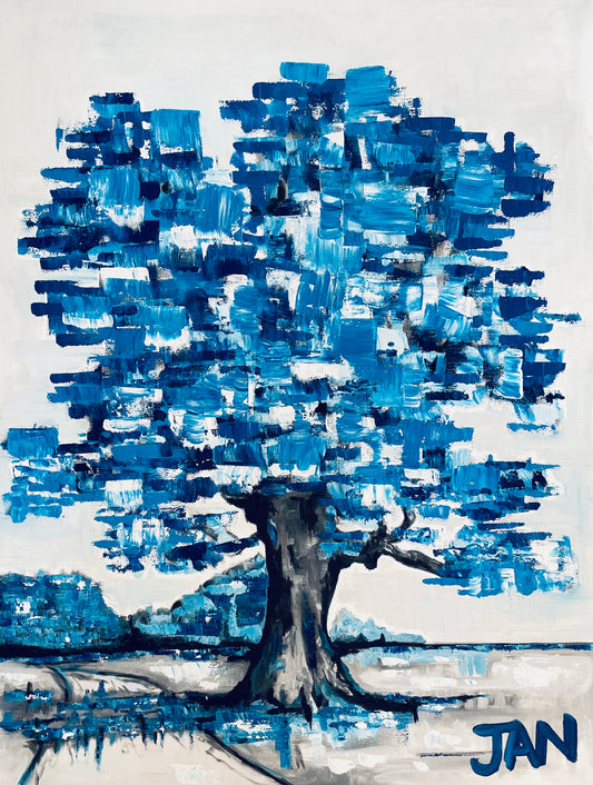 Tree Indigo Blue | Painting