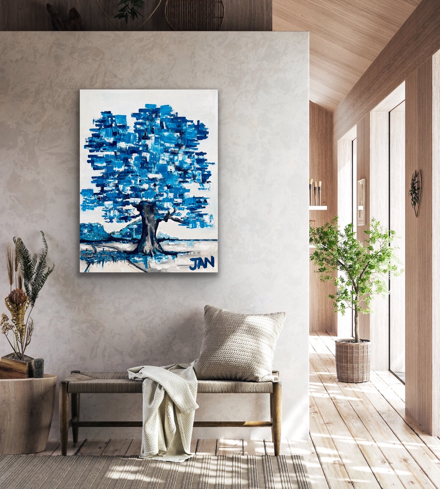 Tree Indigo Blue | Painting