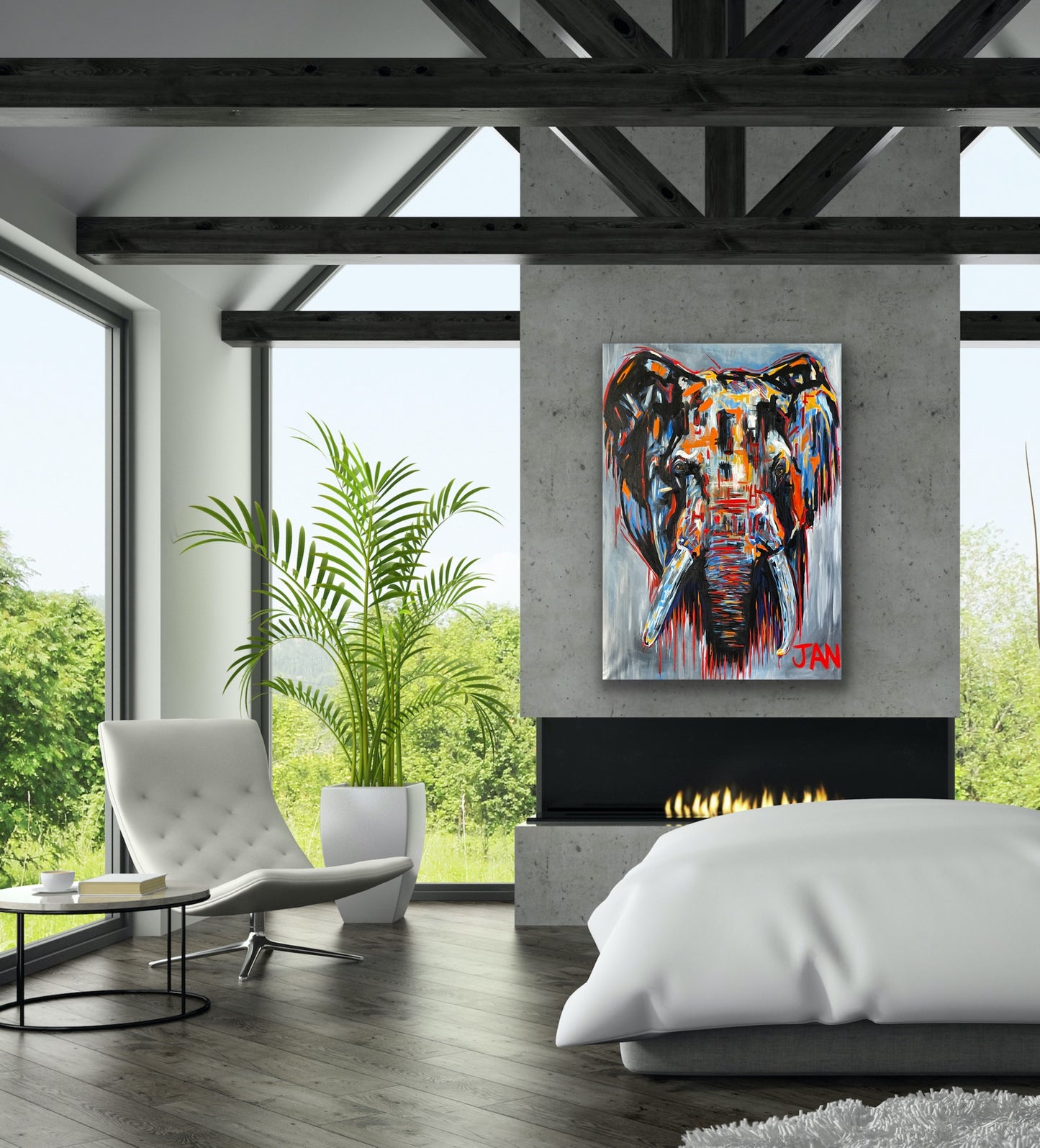 Giant of the Jungle | Painting