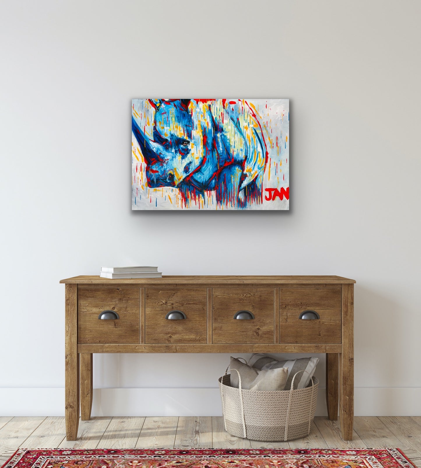 White Rhino | Painting