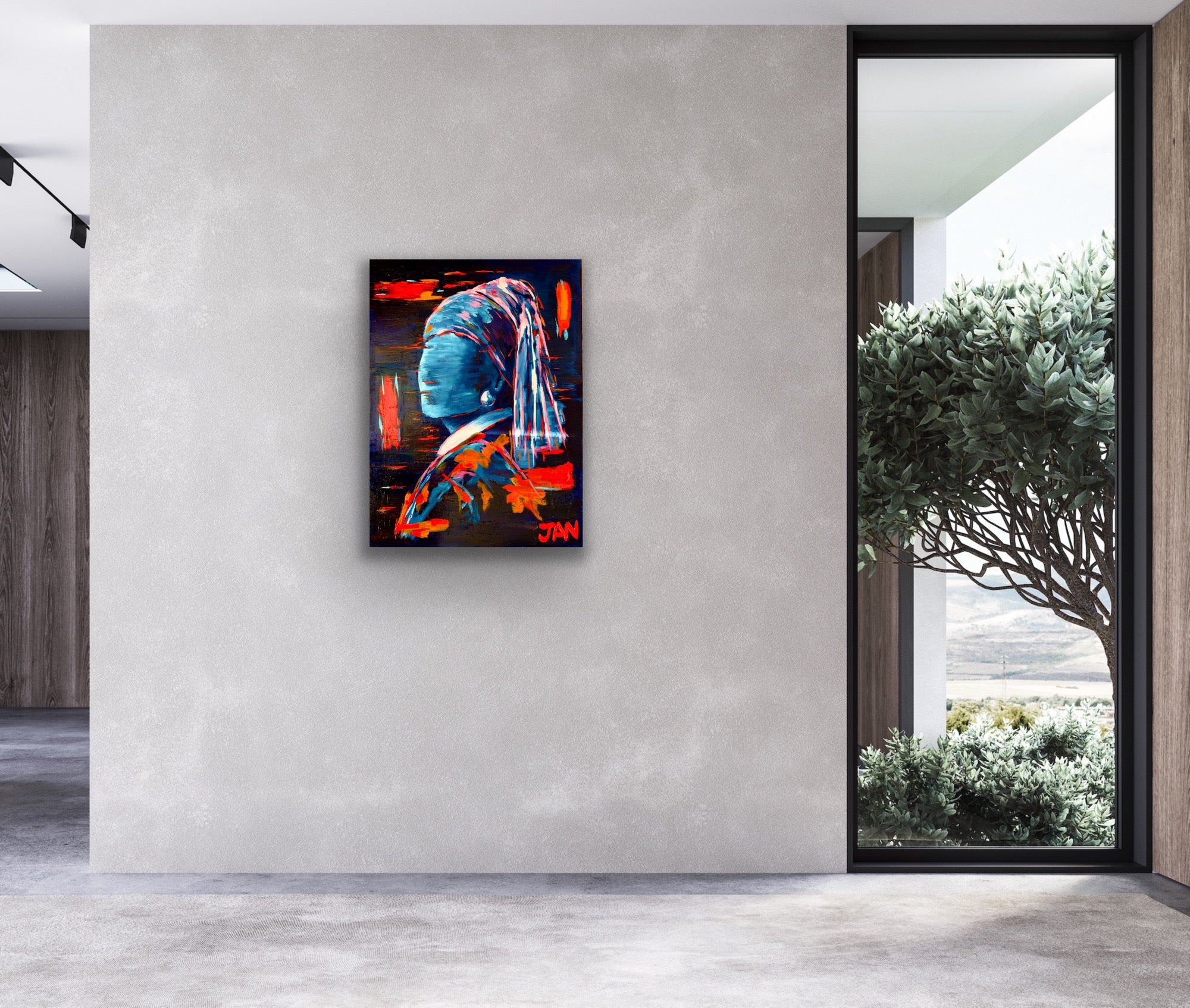 My Lady with a Pearl Earring  |  Painting