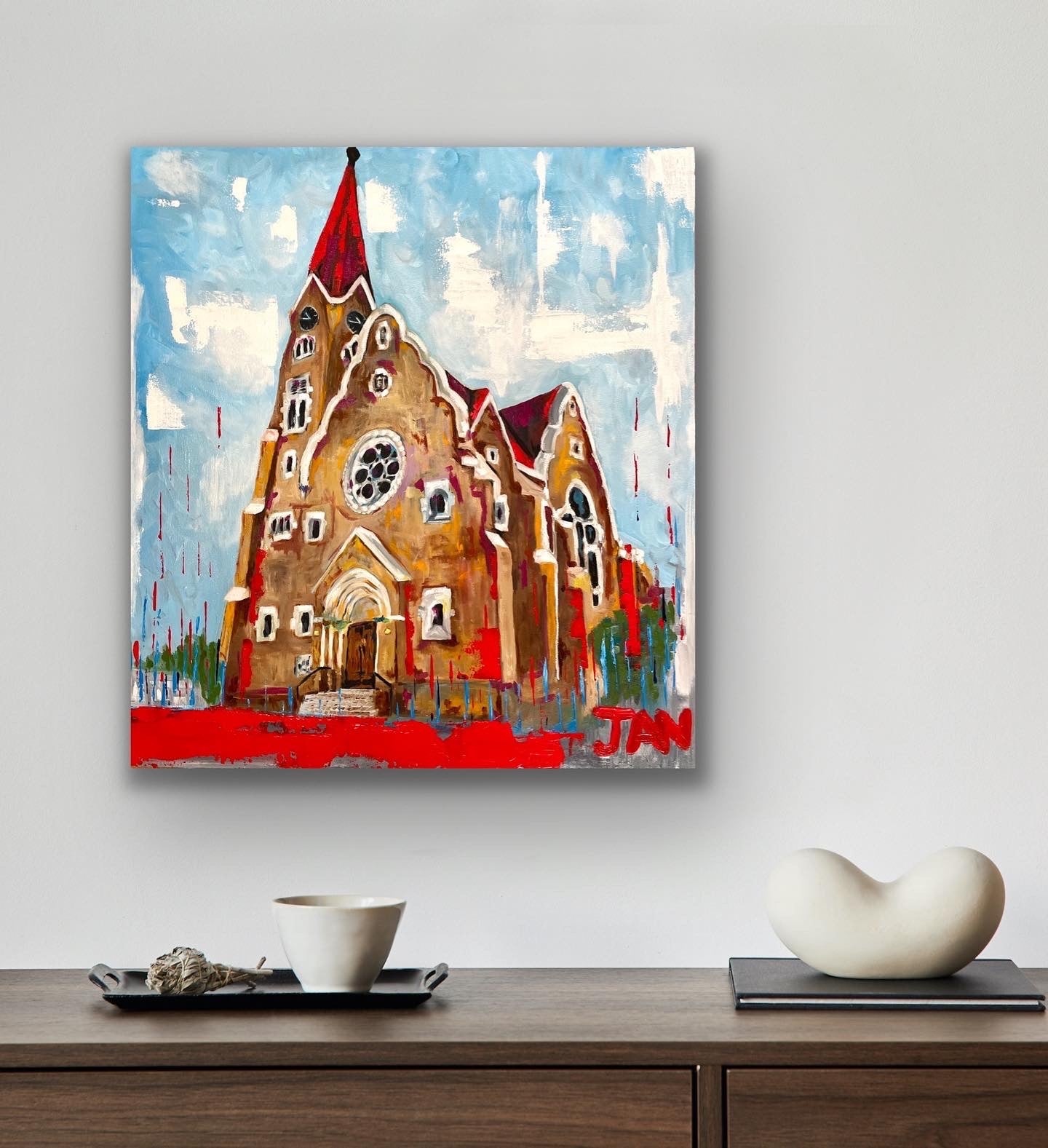 Christuskirche Windhoek  |  Painting