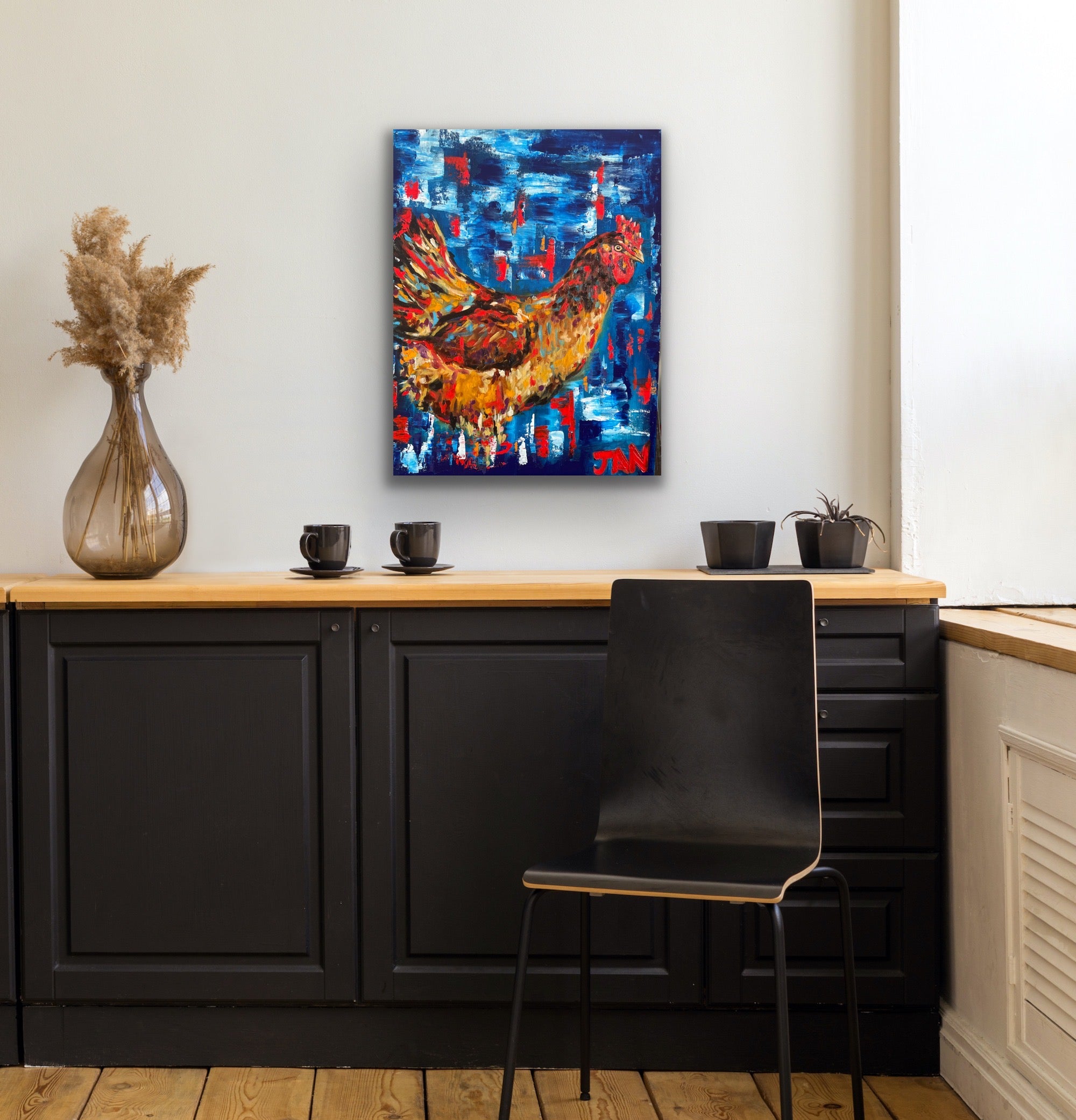 Boschvelder Hoender  |  Painting