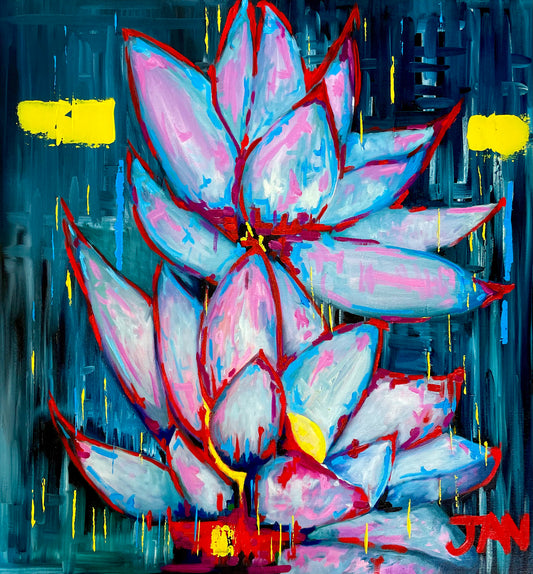 Lotus Bloom  |  Painting